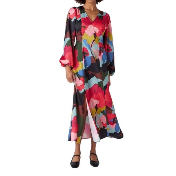 NEW CROSBY BY MOLLIE BURCH ophelia dress in painted floral